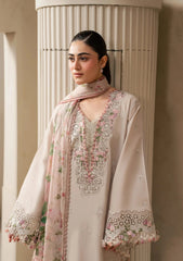 Elaf E-CRAFT - CHIKANKARI LAWN WITH CHIFFON DUPATTA '26 | EHC-6B CLAY