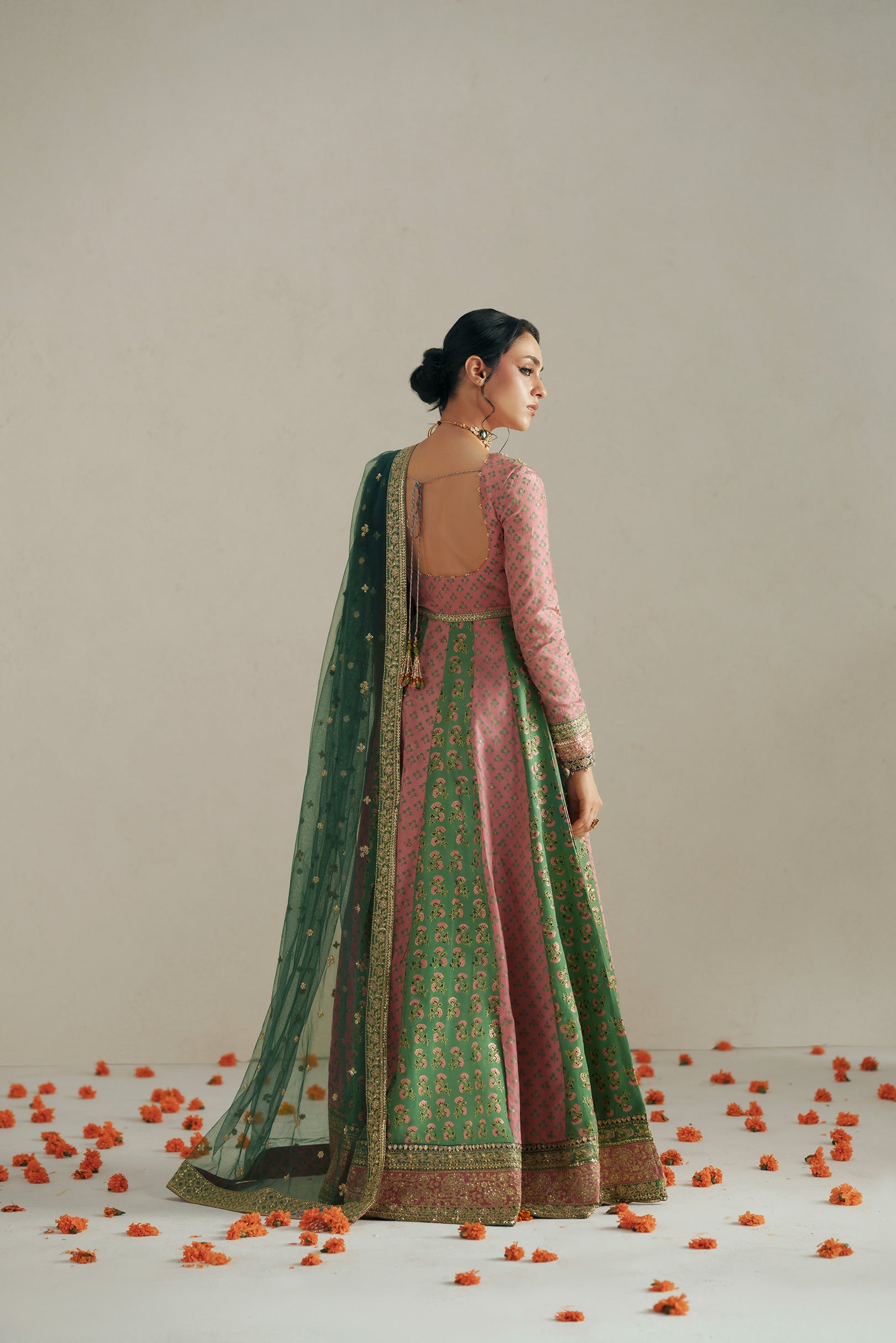Vera Rang Multicolor Anarkali Set