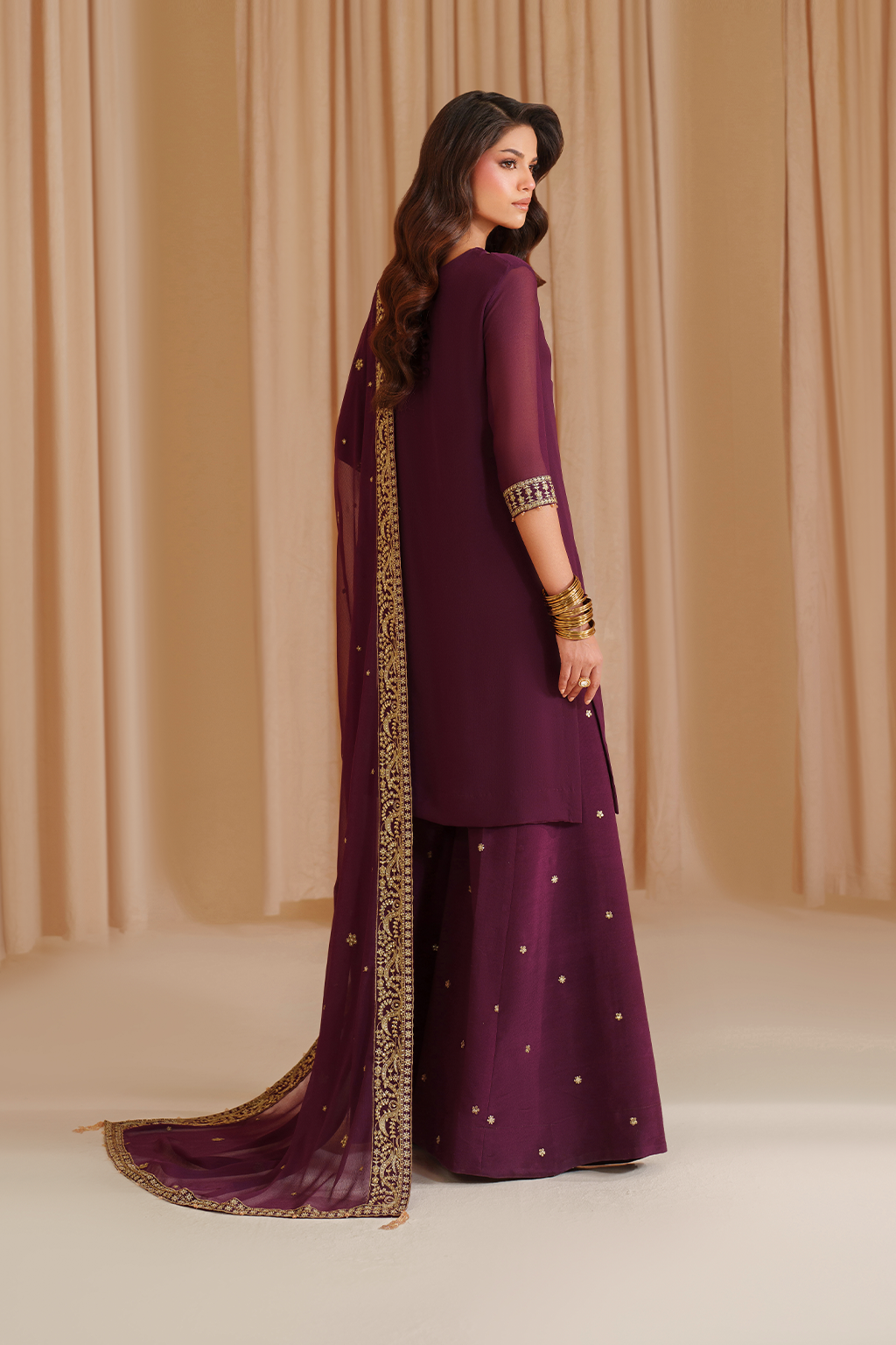 Iznik | Chinon Chiffon | CC-76 Embroidered Chiffon