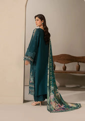 Elaf E-CRAFT - CHIKANKARI LAWN WITH CHIFFON DUPATTA '26 | EHC-2A MOSS