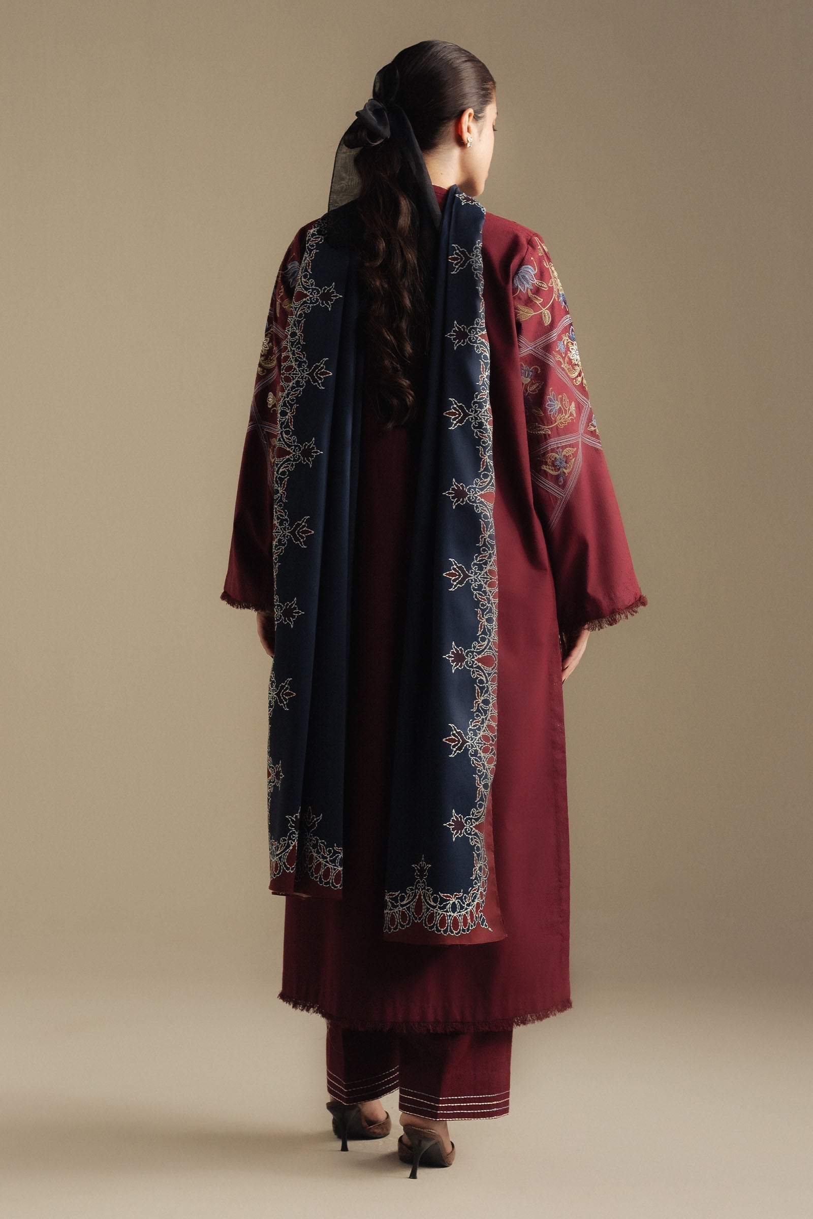 Zara Shahjahan |Coral-4B | COCO WINTER / Unstitched /2025