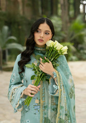 Elaf Signature Embroidered Lawn with Chiffon Collection Vol II '26 | ESG-6B ZARIA