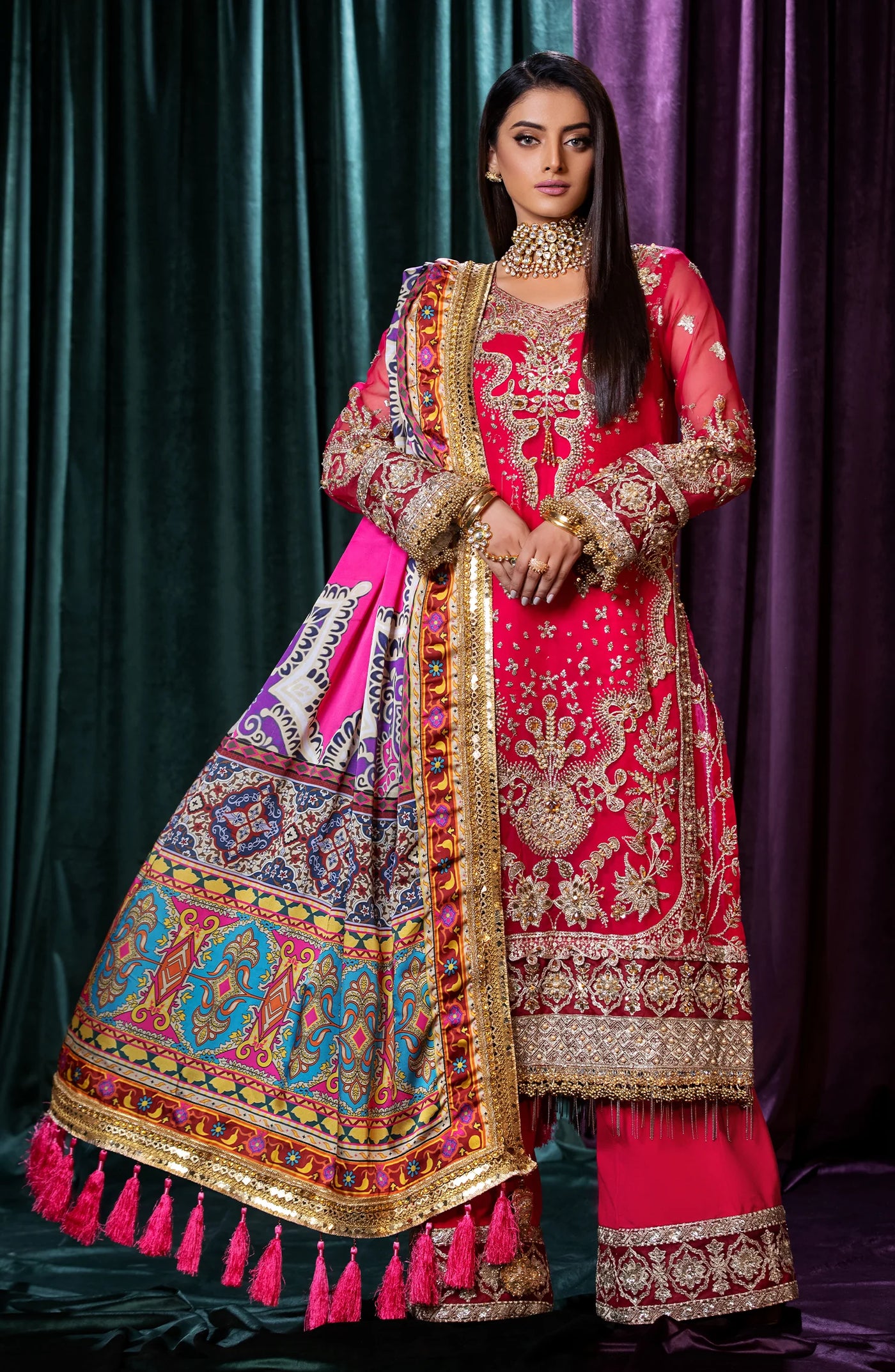 Mijwan Collection '23 By Maryum N Maria Luxury Formal - Elise (MFD-123)