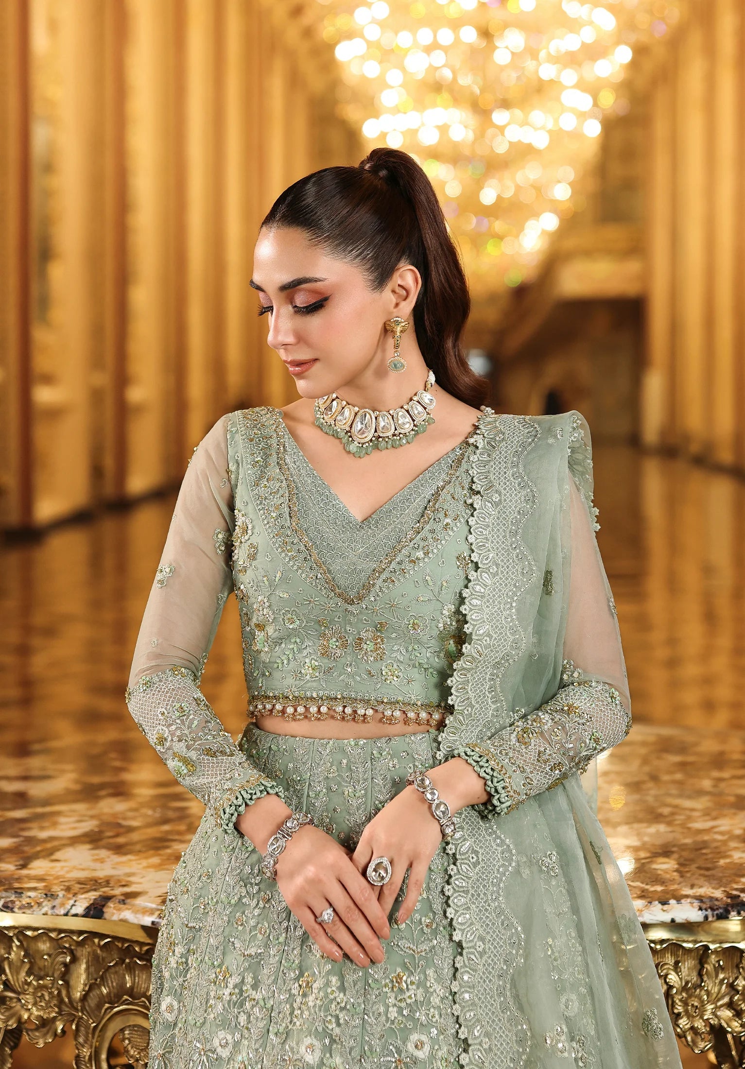 Elaf | ESH-03 LIME LIGHT | STARDOM FORMAL HANDWORK