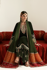Aarish embroidered velvet formal outfit by Emaan Adeel at Highway Fashion