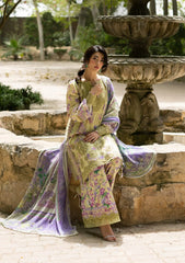 Elaf Signature Embroidered Lawn with Chiffon Collection Vol II '26 | ESG-8A OLIVIA