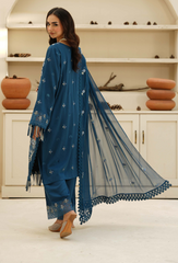 Mushak by HumDum | D05 | 3PC Embroidered Lawn Suit