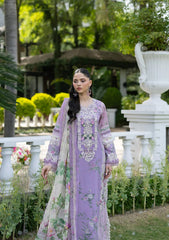 Elaf Signature Embroidered Lawn with Chiffon Collection Vol II '26 | ESG-1B BIANCA