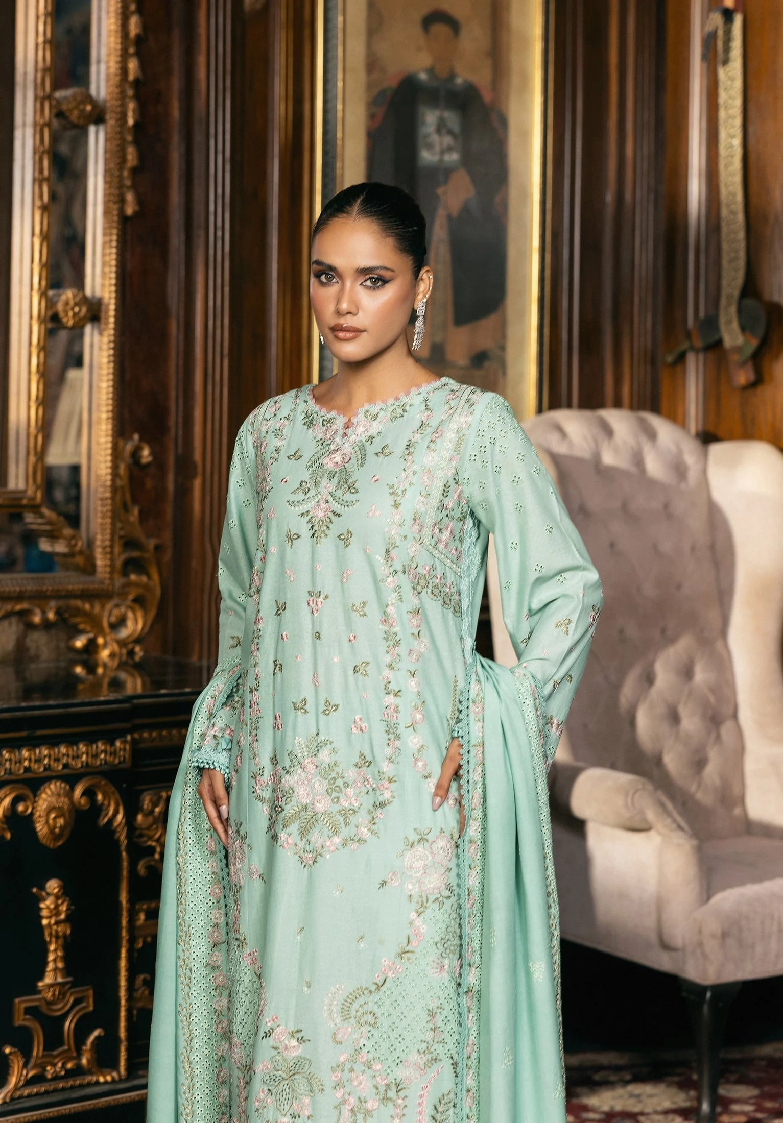 ELAF | EWK-5B FLORAZURE | Luxury Winter Collection'25