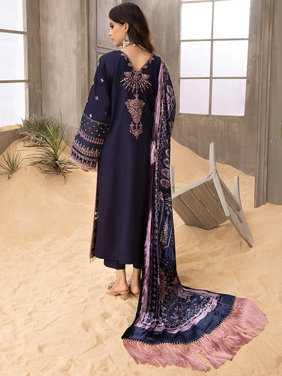 Serene Winter Embroidered Collection '23 By Binilyas 504 - A | 3 PC KOTRAI UNSTITCH