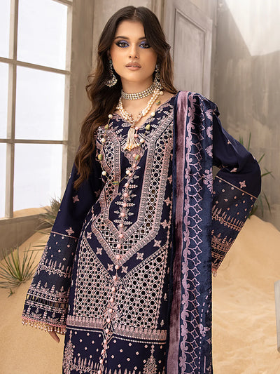 Serene Winter Embroidered Collection '23 By Binilyas 504 - A | 3 PC KOTRAI UNSTITCH