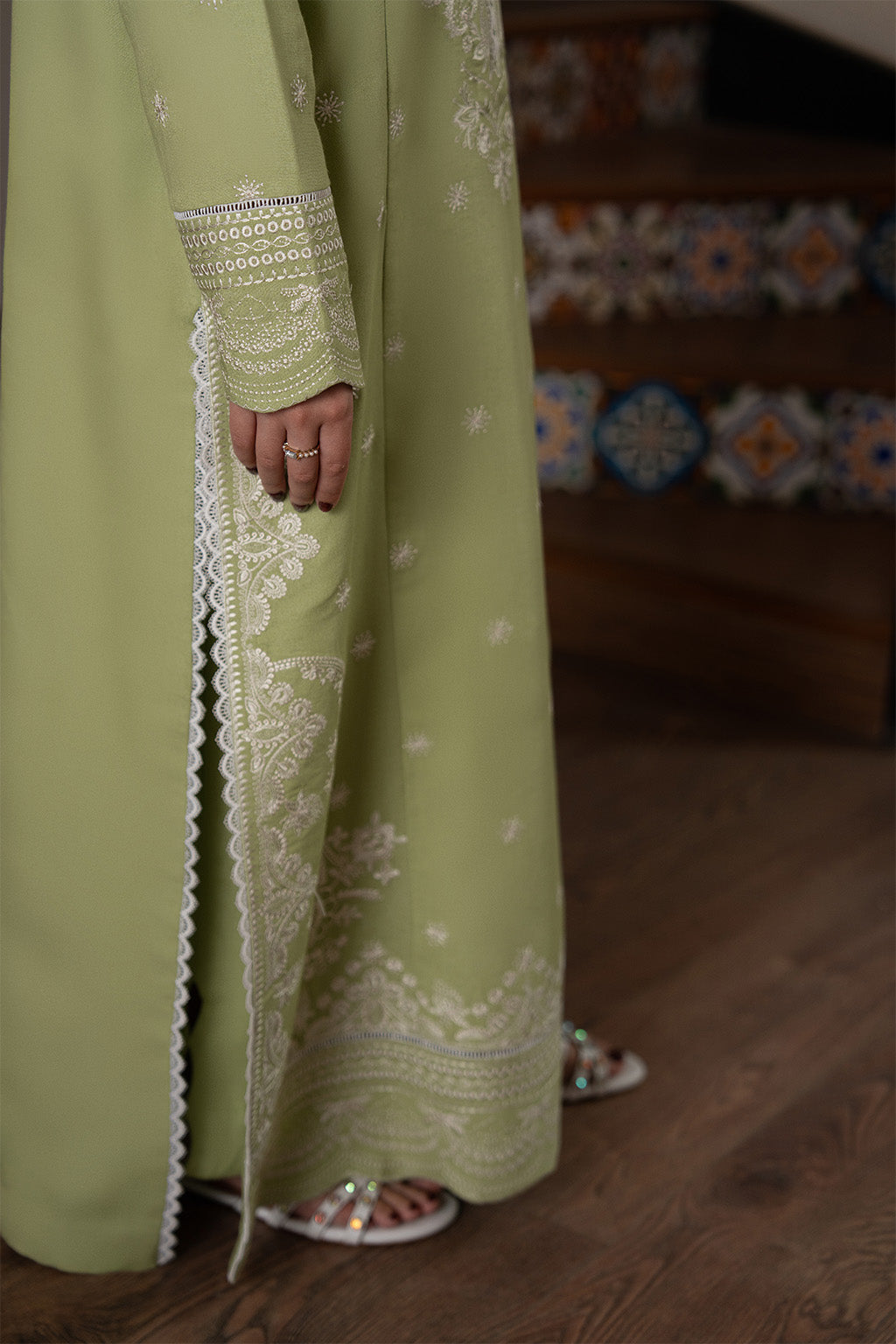 Neeshay | Virsine | Winter Reverie Karandi unstitch Collection