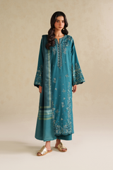 Iznik Winter Chapter '25 | UE-587 Embroidered Khaddar