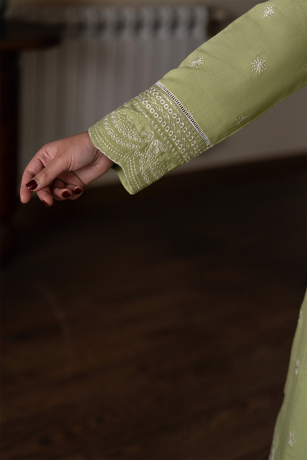 Neeshay | Virsine | Winter Reverie Karandi unstitch Collection