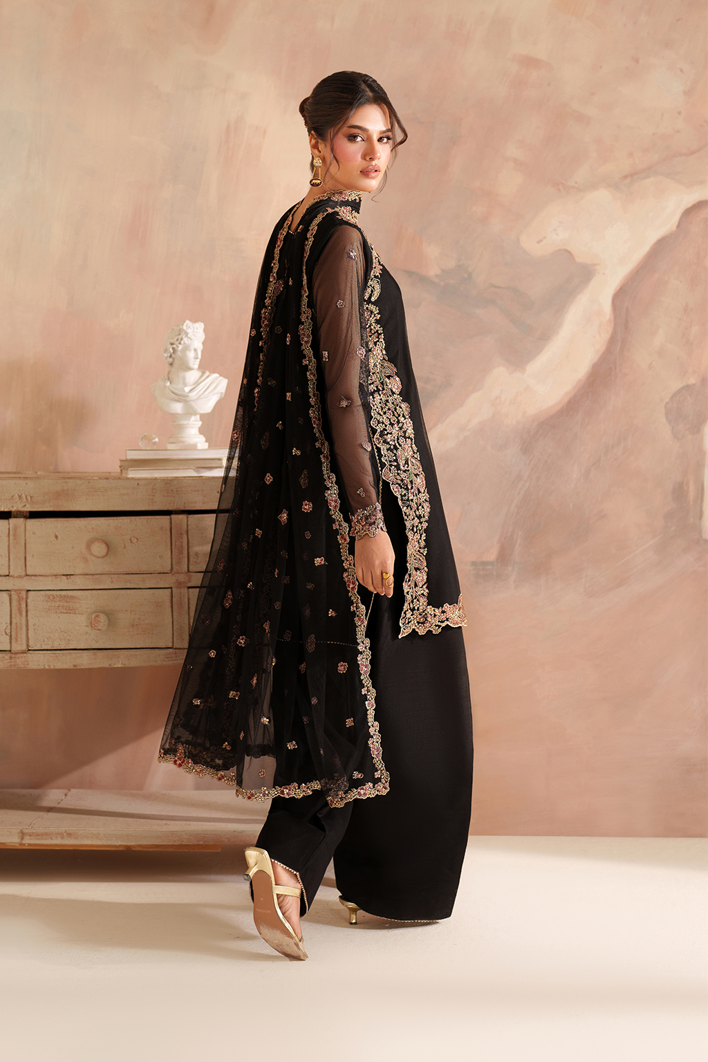 Iznik | Chinon Chiffon | CC-77 Embroidered Net