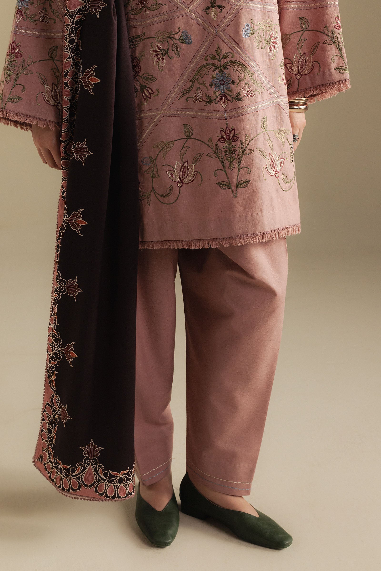 Zara Shahjahan |Coral-4A | COCO WINTER / Unstitched /2025