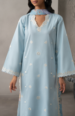 SERAN Unstitched LAWN | AZURAE