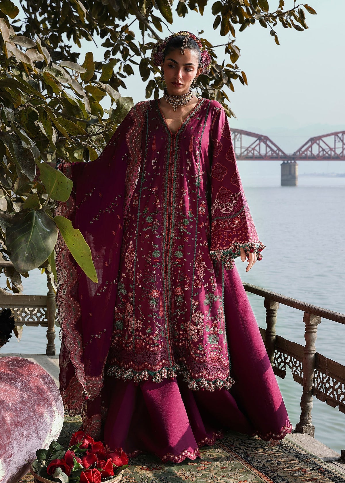 Hussain Rehar Luxury Lawn 26 Eid Edit | Anjas