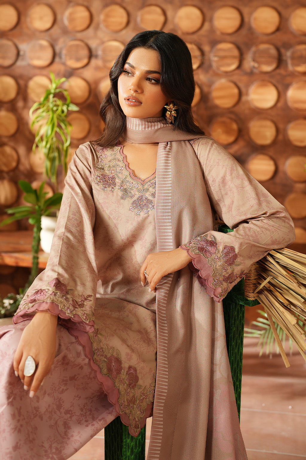 IPF-09 Embroidered Printed Linen