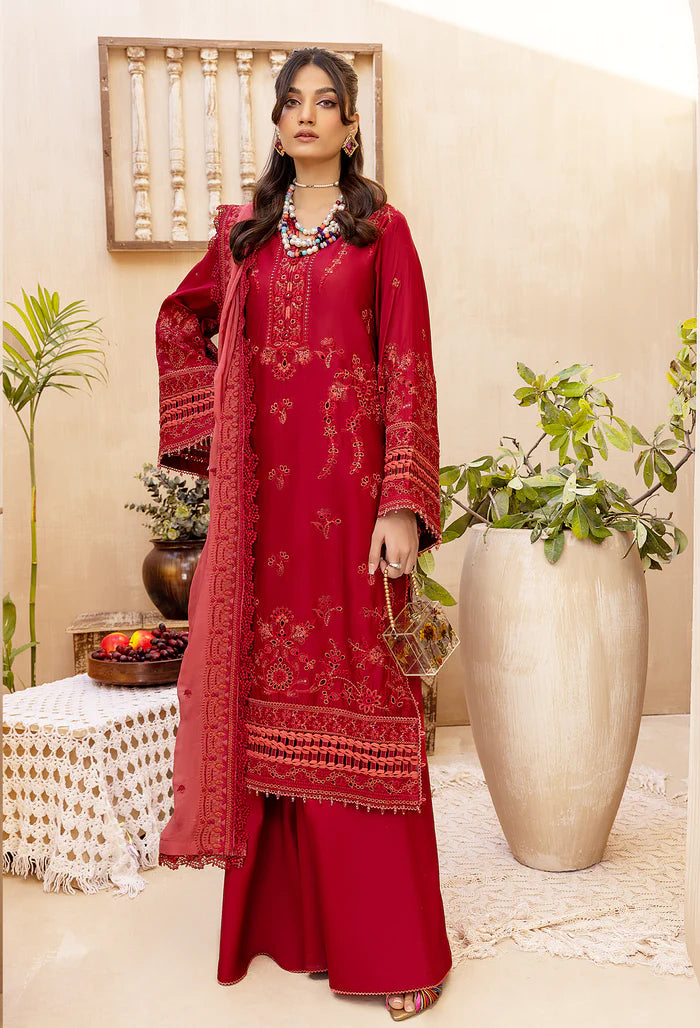 Elizabeth Luxury Unstitched Collection By Adan's Libas Ruby