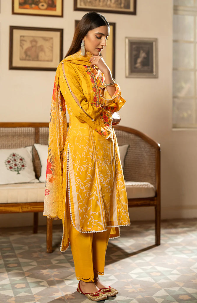 Sunshine Bloom Embroidered Collection '24 By Alzohaib SBEC-24-06
