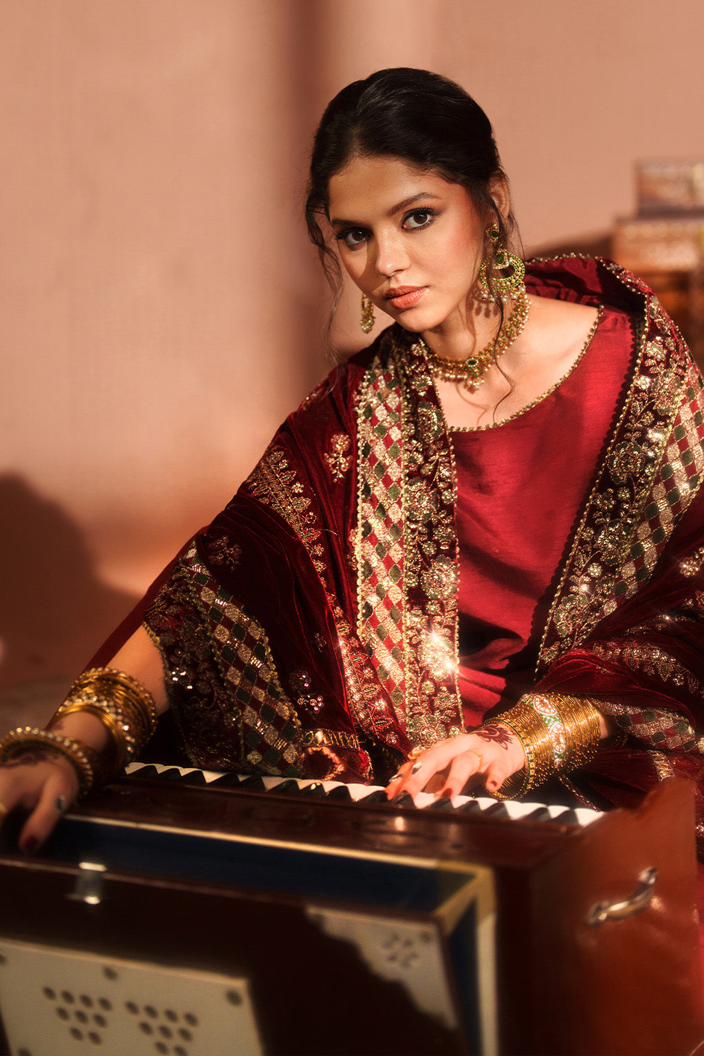 IV-60 Embroidered Velvet