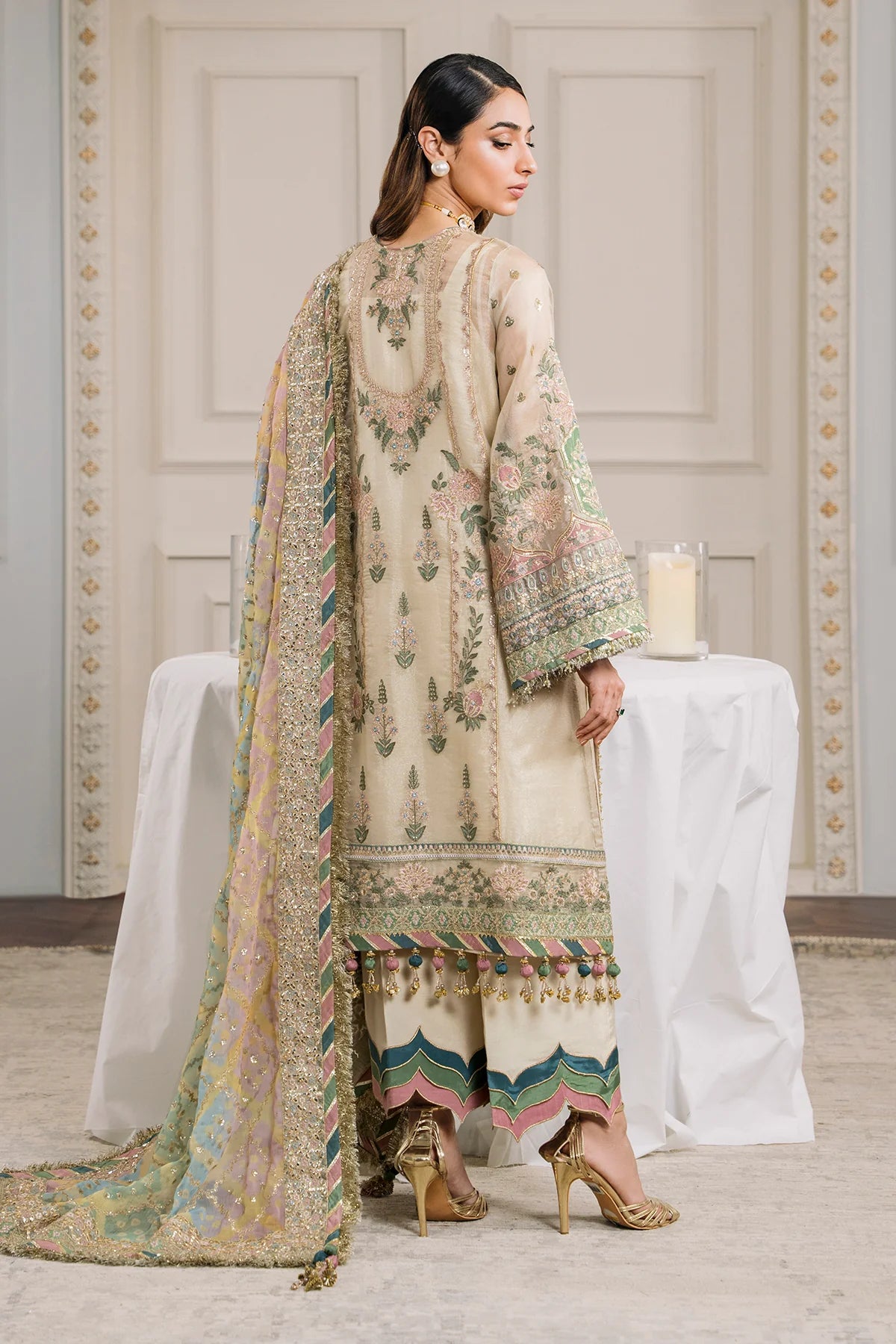 Baroque | CH12-04 | Embroidered Masuri Ensemble