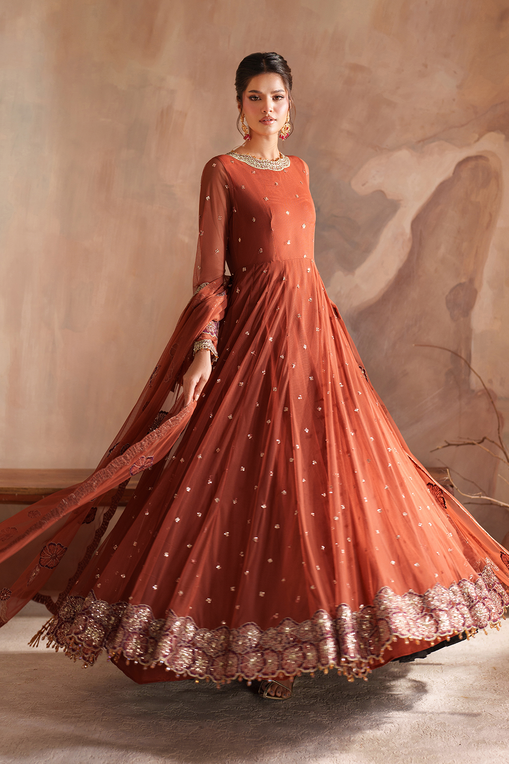 Iznik | Chinon Chiffon | CC-78 Embroidered Net