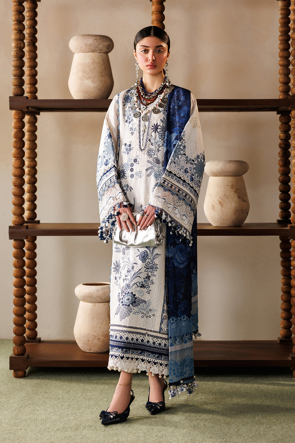 BAROQUE EID LAWN '26 | EMBROIDERED LAWN EL26-D06 UNSTITCHED