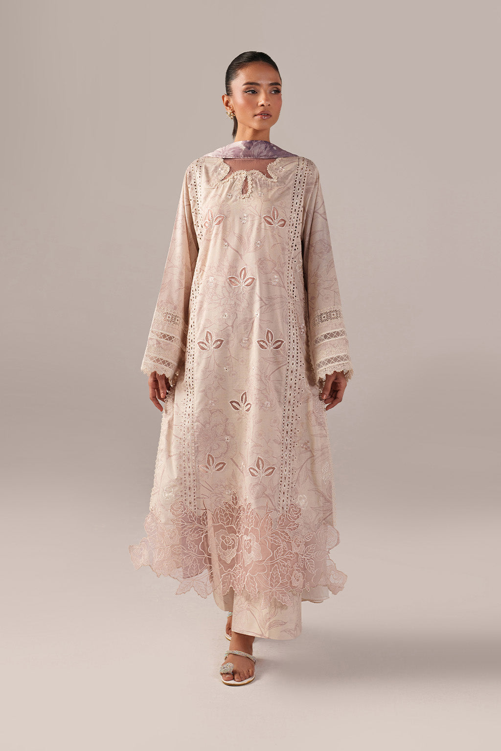 Iznik Spring Summer '26 | SS-01 Embroidered Lawn
