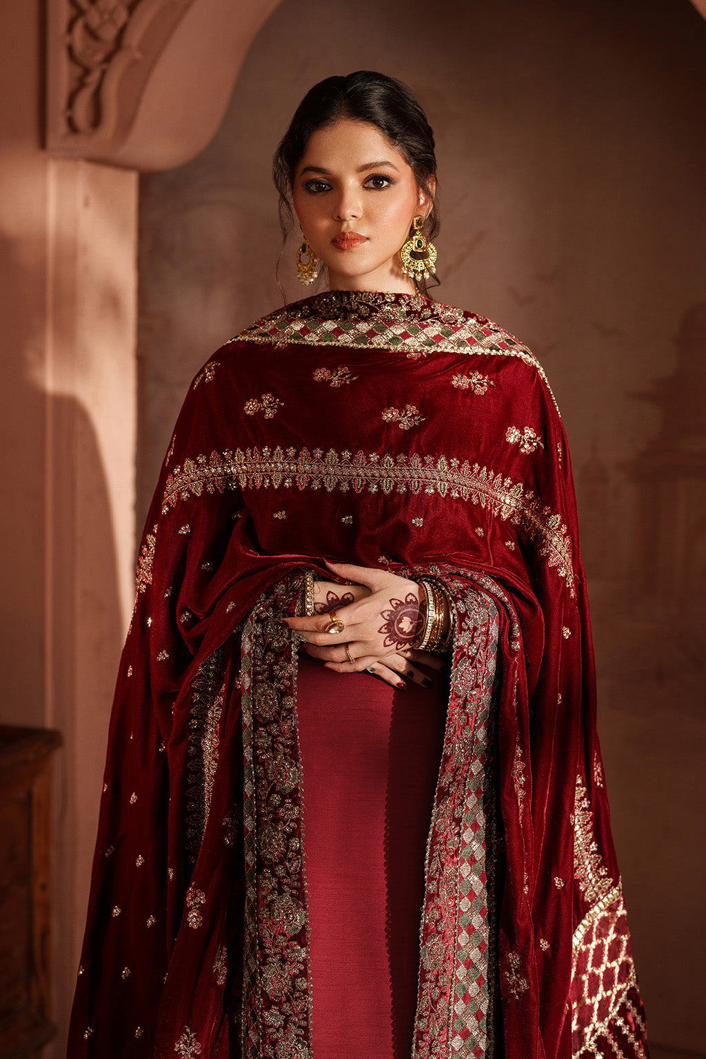IV-60 Embroidered Velvet