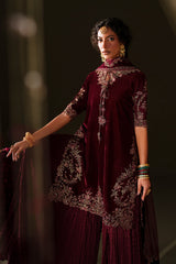 Iznik | IV-71 Embroidered Velvet | Velvet Edit11