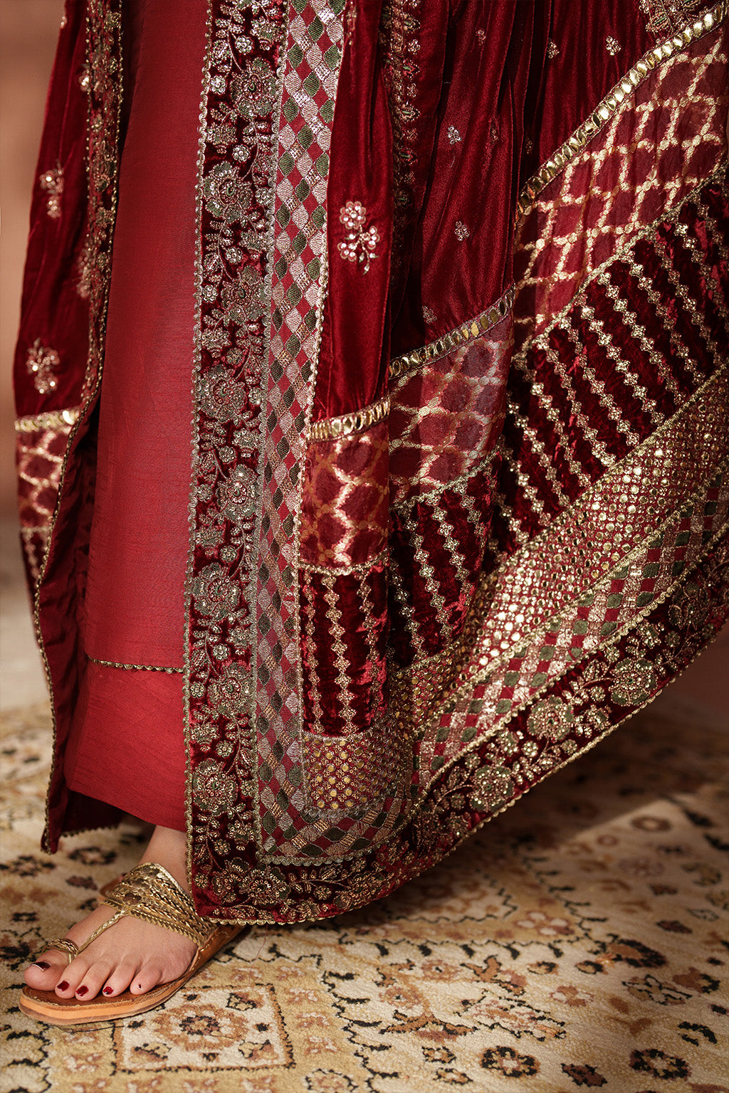 IV-60 Embroidered Velvet