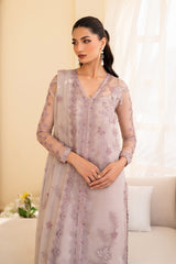Iznik | Printed Formal | UE-437 Embroidered Pure Organza