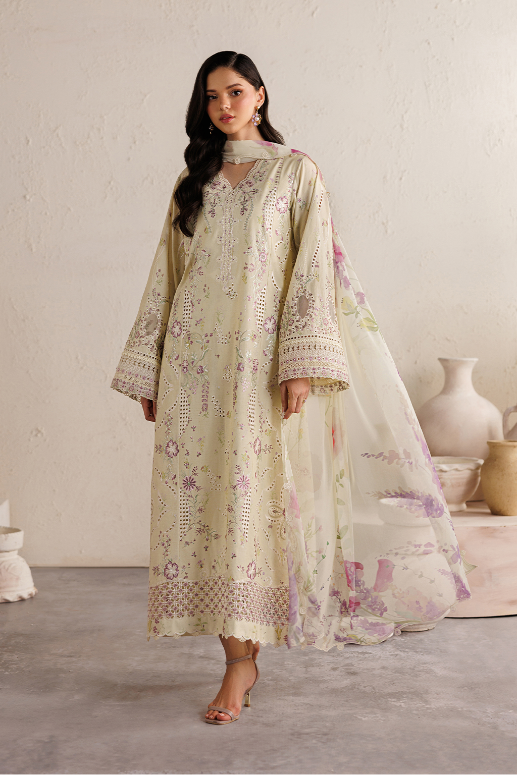 Iznik Festive Lawn '26 | IBE-08 Embroidered Lawn