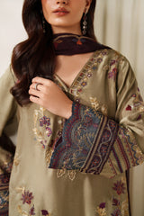 Iznik Festive Formals '26 | UE-614 Embroidered Ramen Silk