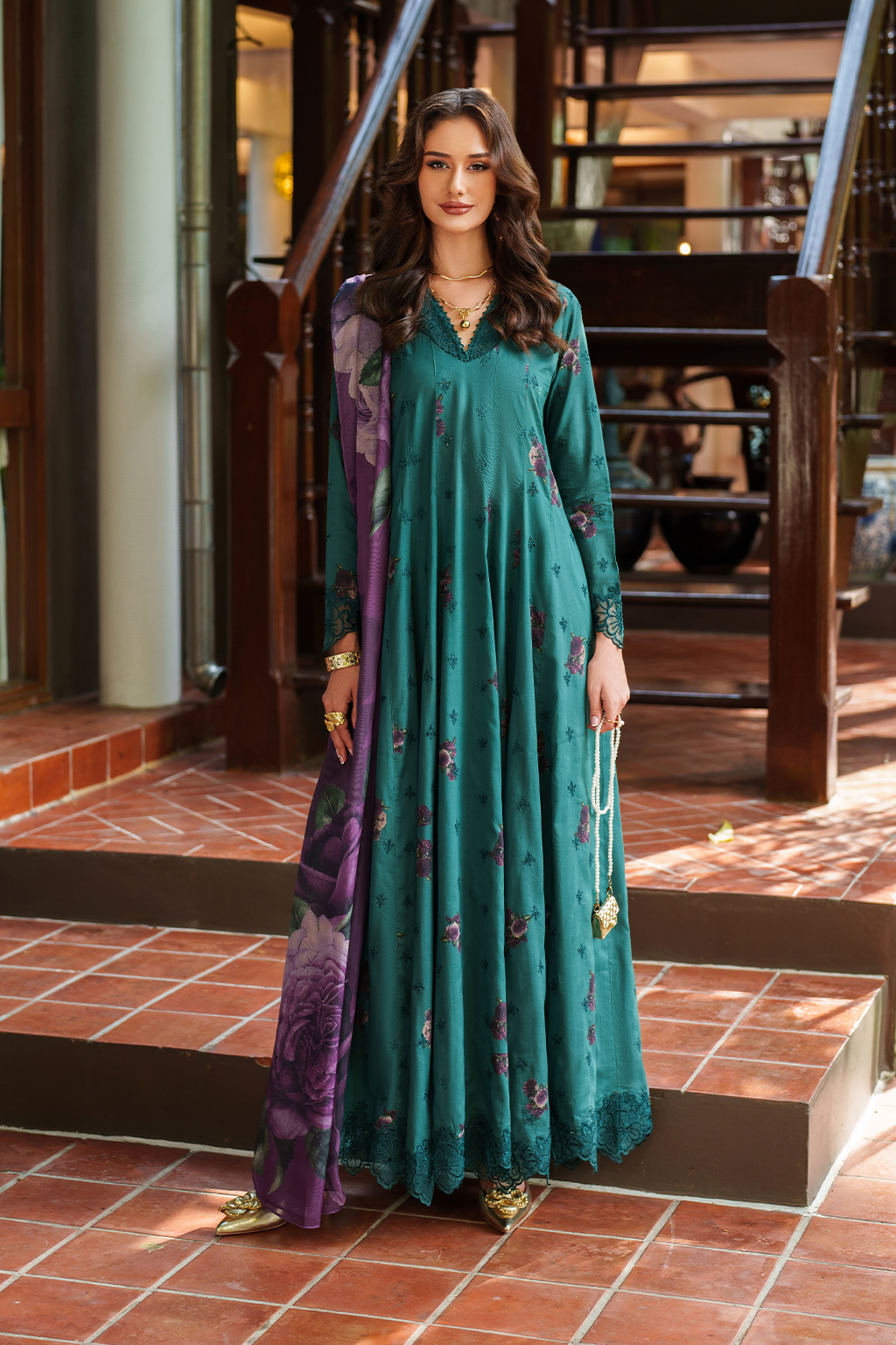 Iznik Lawn ’26 | UE-524 Printed Lawn