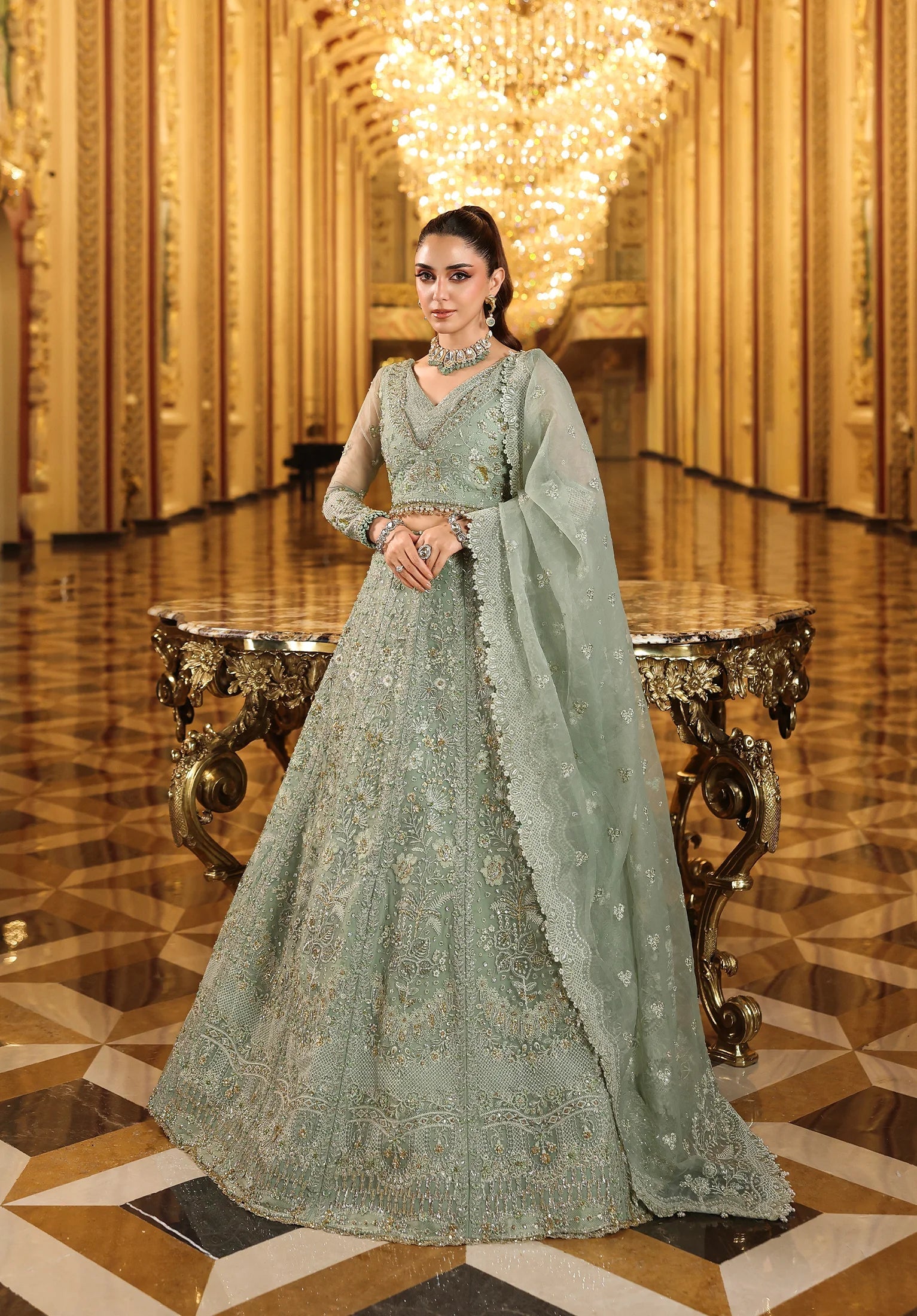 Elaf | ESH-03 LIME LIGHT | STARDOM FORMAL HANDWORK