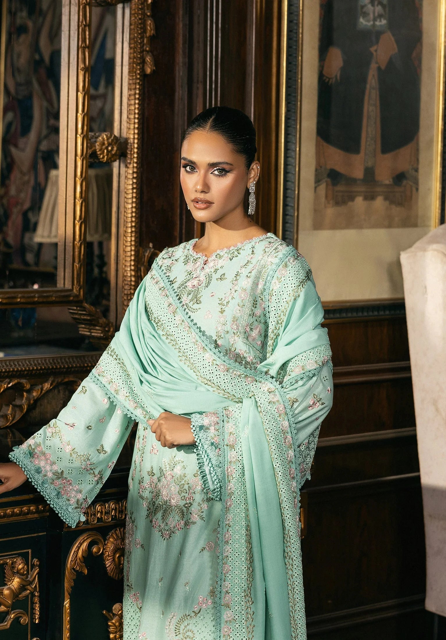 ELAF | EWK-5B FLORAZURE | Luxury Winter Collection'25
