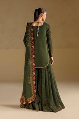 Iznik Formals | UE-732 Embroidered Ramen Silk