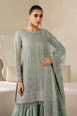 Baroque Formal | EMBROIDERED CHIFFON UF-4160