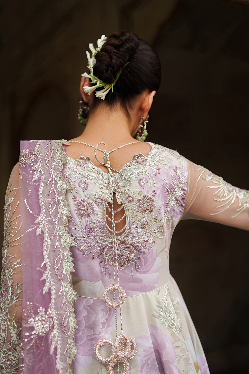 Iznik | Printed Formal | UE-546 Embroidered Chiffon