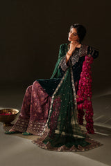 Iznik |IV-69 Embroidered Velvet | Velvet Edit11