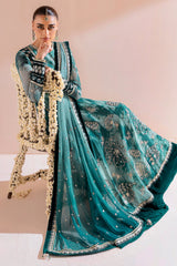 Jazmin Velvet Formal Embroidered CVF D-06 black velvet luxury embroidered suit – Highway Fashion multi brand.