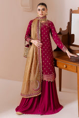 Jazmin Velvet Formal Embroidered D-11 bottle green velvet formal 3-piece outfit – Highway Fashion multi-brand boutique.