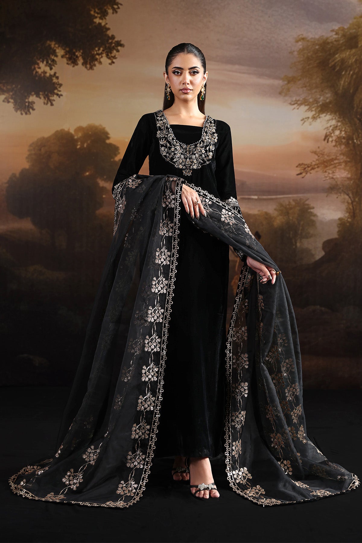 Alizeh | AF-VLT-2212-Celeste | Lamour Inlays Velvetine