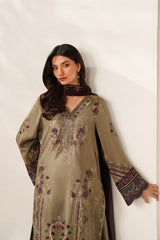 Iznik Festive Formals '26 | UE-614 Embroidered Ramen Silk