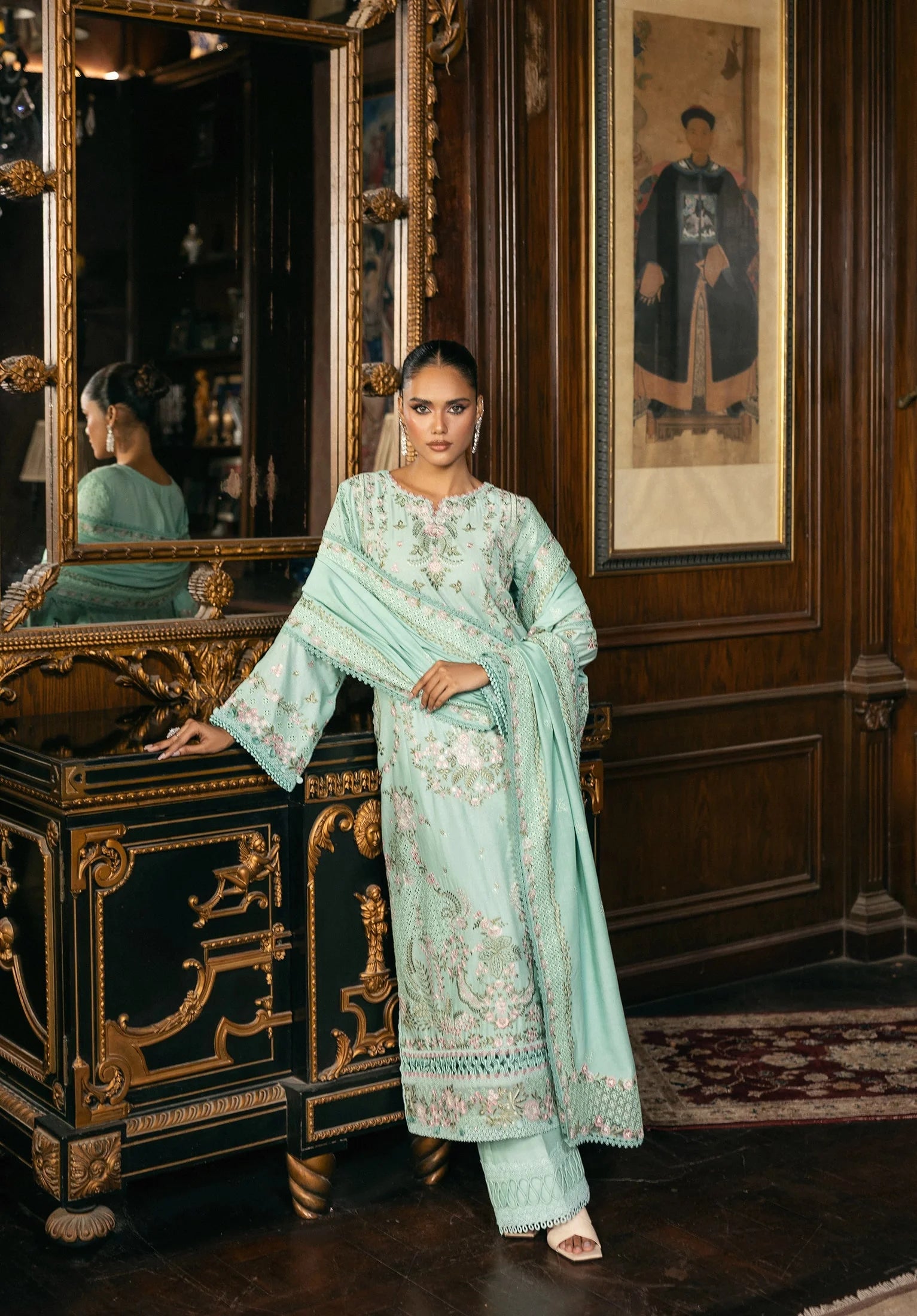 ELAF | EWK-5B FLORAZURE | Luxury Winter Collection'25