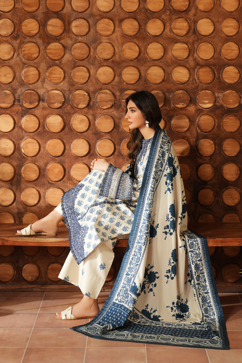 IPF-07 Embroidered Printed Linen