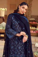 Sahar Festive Edit'26 - Unstitched | Nocturne Indigo